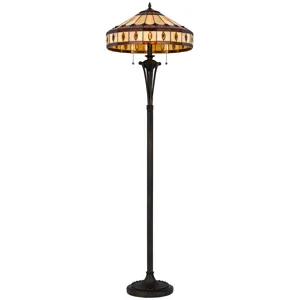 60w X 2 Tiffany Floor Lamp