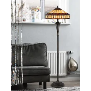 60w X 2 Tiffany Floor Lamp