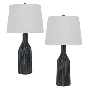 100w Irvington Ceramic Table Lamp. Priced And Sold As Pairs
