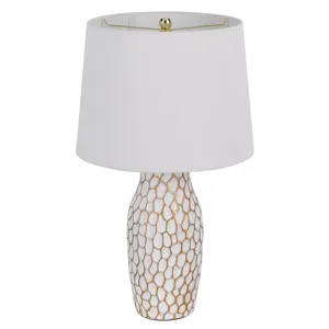 100w Elmira Ceramic Table Lamp. Priced And Sold As Pairs