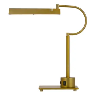 led 12w Soho Metal Desk Lamp With 2 USB Ports