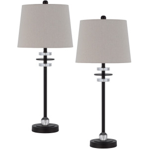 Sitka Buffet Lamp with Crystal Accent - Set of 2
