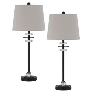 Sitka Buffet Lamp with Crystal Accent - Set of 2