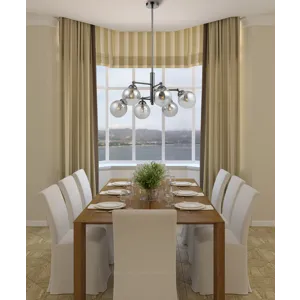 40w X 6 Prato Metal/Glass 6 Lights Chandelier