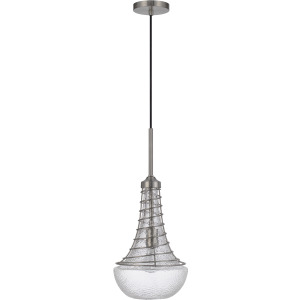 60w Baraboo Metal/Glass Mini Pendant