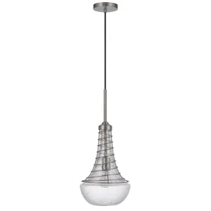 60w Baraboo Metal/Glass Mini Pendant