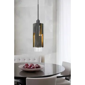 60w Reggio Wood Pendant Glass Fixture(Edison Bulb Not Included)