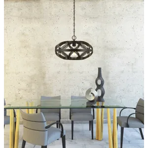 60w Alma Metal Mesh Pendant Fixture(Edison Bulb Not Included)
