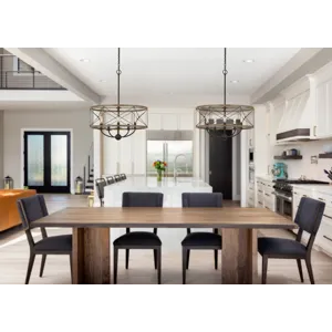 40w X 5 Modica Metal Pendant Fixture(Edison Bulbs Not Included)