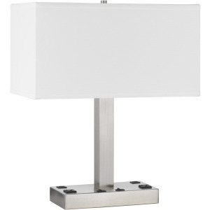 Colmar Metal Desk Lamp With 2 Power Outlets And 2 USB Charging Ports