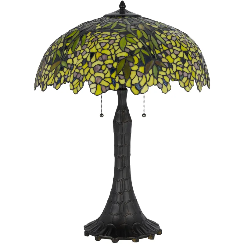 Sunburst Mosaic Tiffany Style Table Lamp
