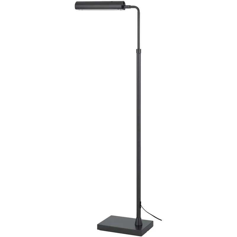 Delray 17w, 3000k Non Dimmable Integrated LED Metal Floor Lamp With Adjustable Height