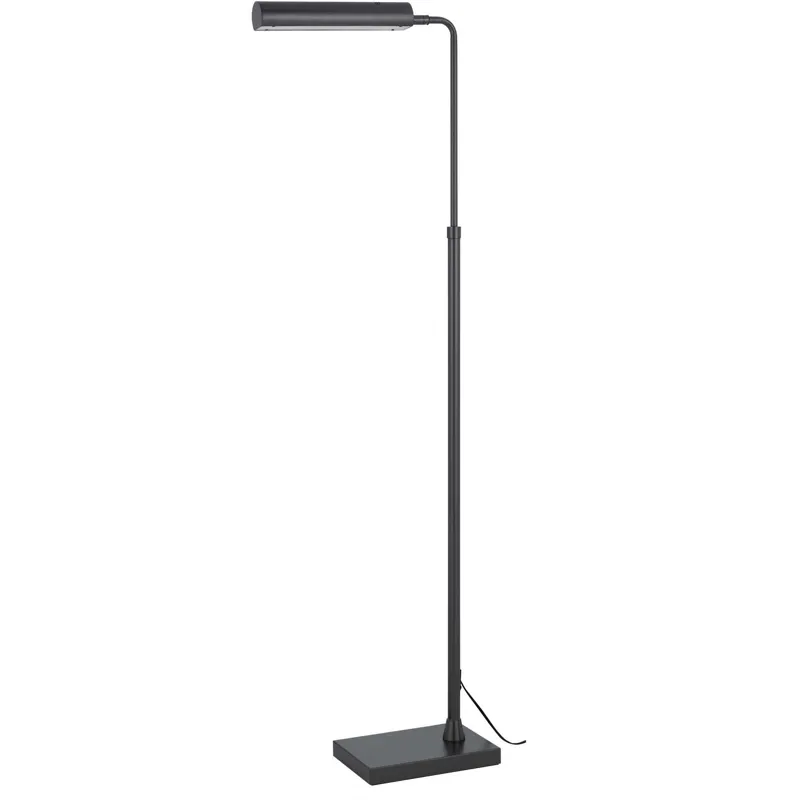 Delray 17w, 3000k Non Dimmable Integrated LED Metal Floor Lamp With Adjustable Height