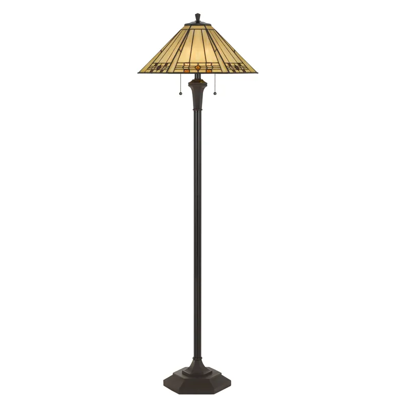 100w X 2 Tiffany Floor Lamp