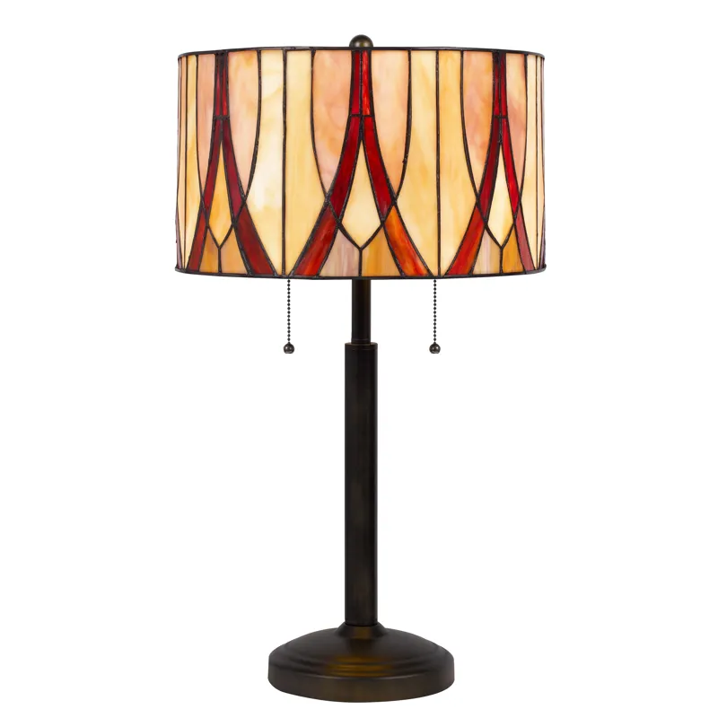 60w X 2 Tiffany Table Lamp
