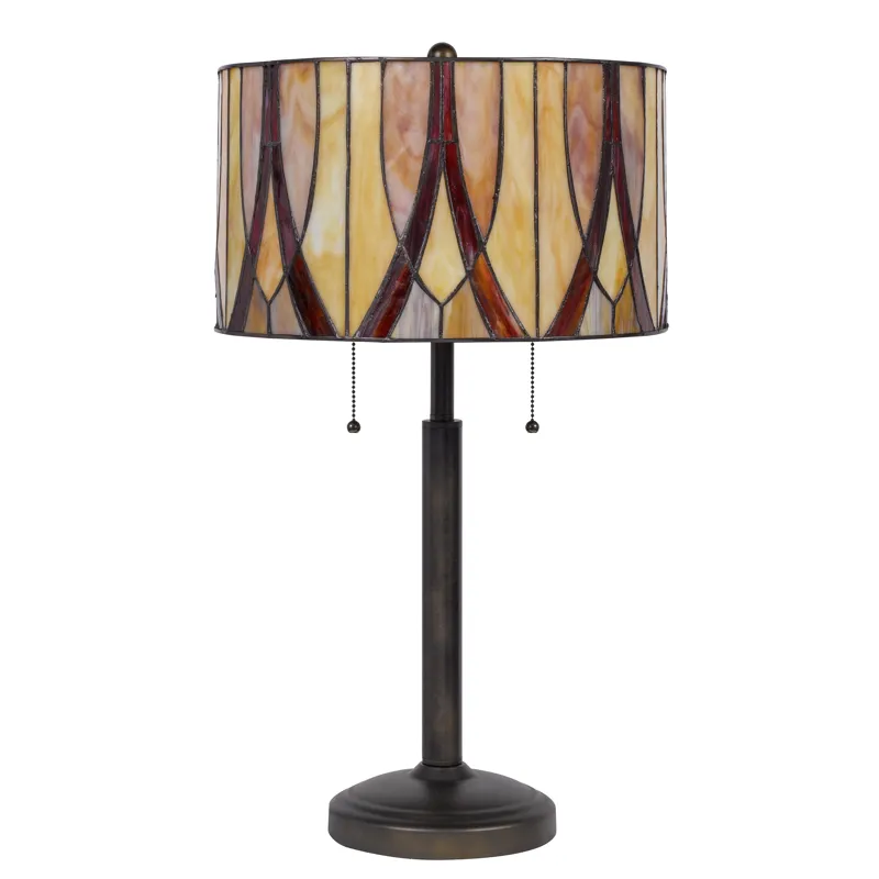 60w X 2 Tiffany Table Lamp