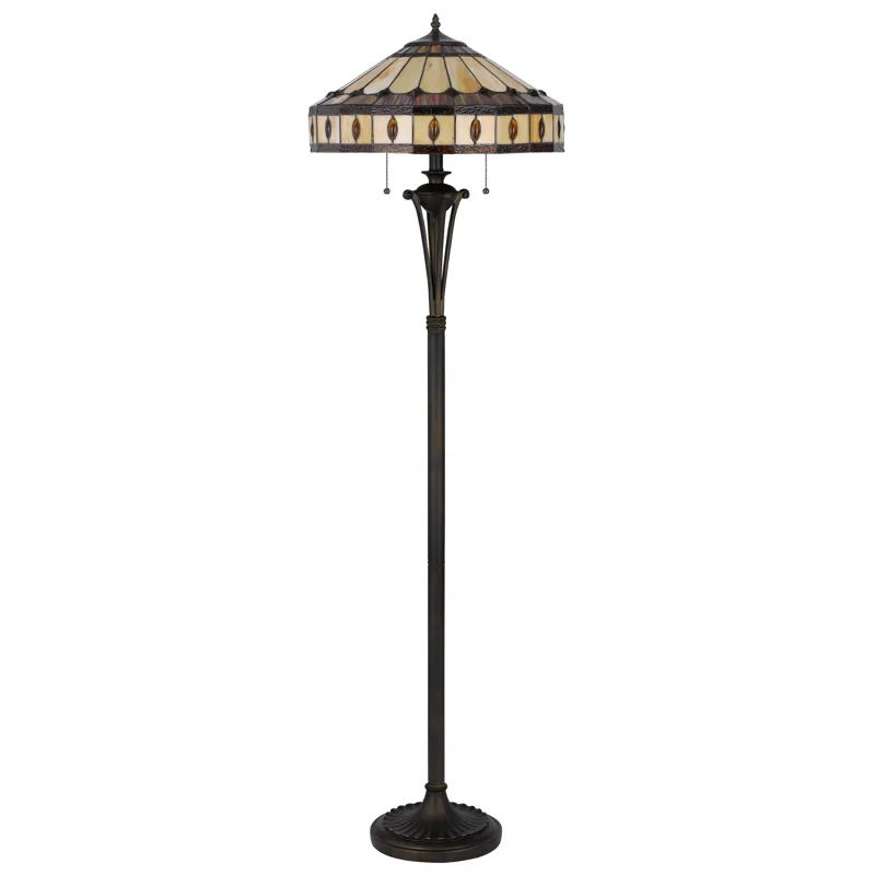 60w X 2 Tiffany Floor Lamp
