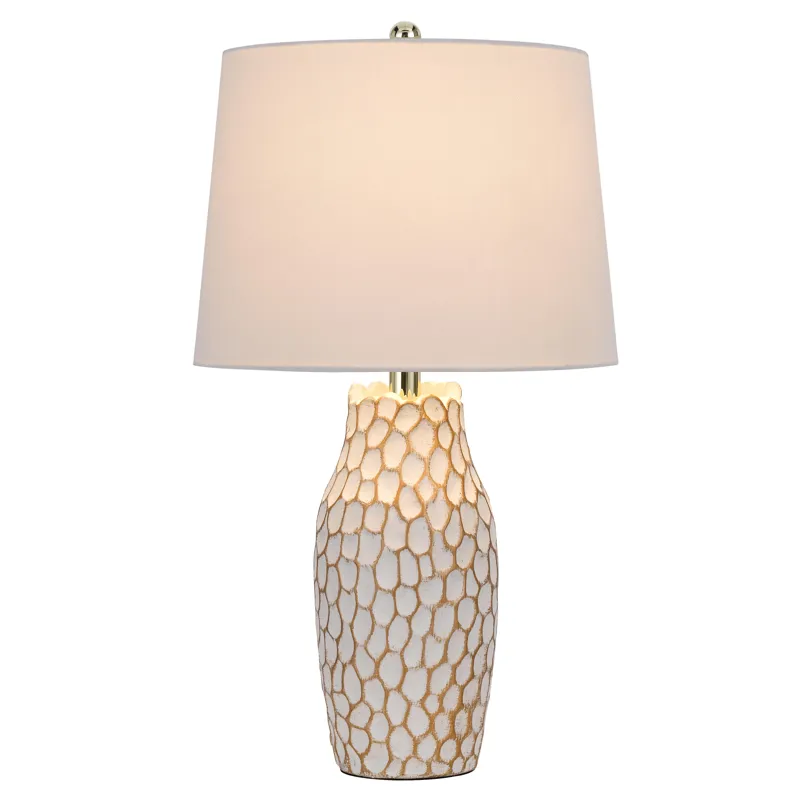 100w Elmira Ceramic Table Lamp. Priced And Sold As Pairs