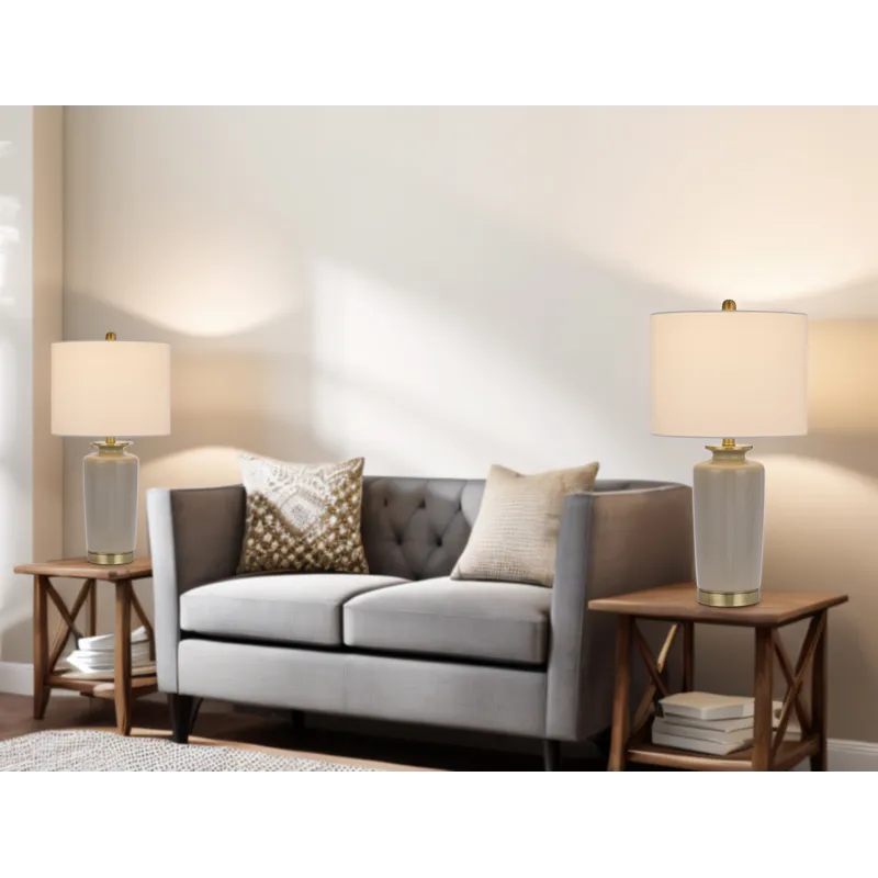 150w 3 Way Modica Ceramic Table Lamp With Hardback Fabric Shade