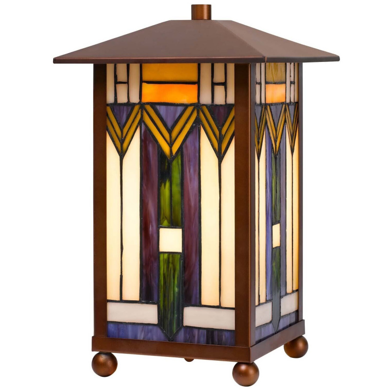 Cal Lighting BO-2378AC Tiffany Accent Table Lamp - Thumbnail 3