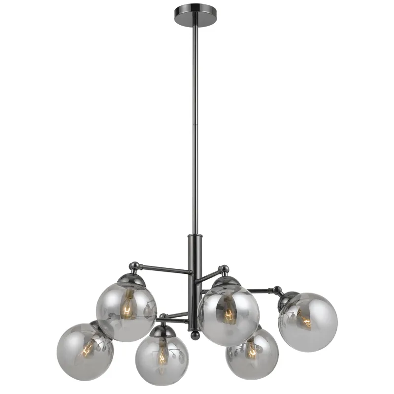 40w X 6 Prato Metal/Glass 6 Lights Chandelier