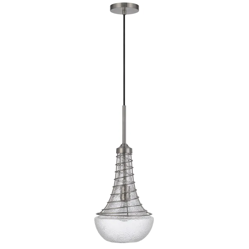 60w Baraboo Metal/Glass Mini Pendant