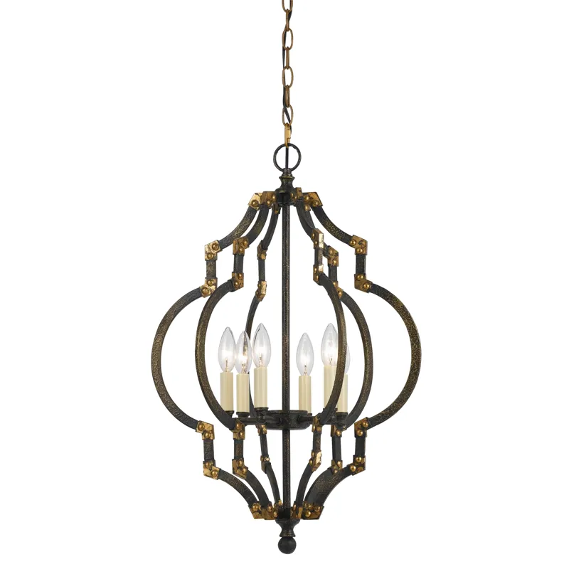 40w X 6 Howell Metal Pendant