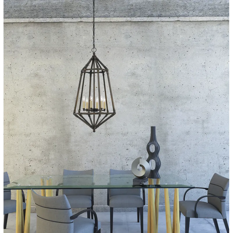 40w X 6 Denmark Metal Pendant