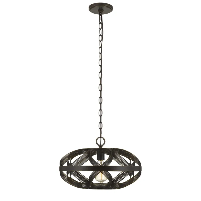 60w Alma Metal Mesh Pendant Fixture(Edison Bulb Not Included)