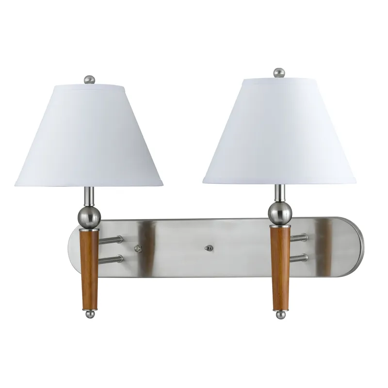 Hotel 60w X 2 3 Way Metal Wall Lamp