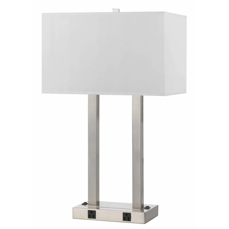 60w X 2 Metal Desk Lamp W/Two Outle