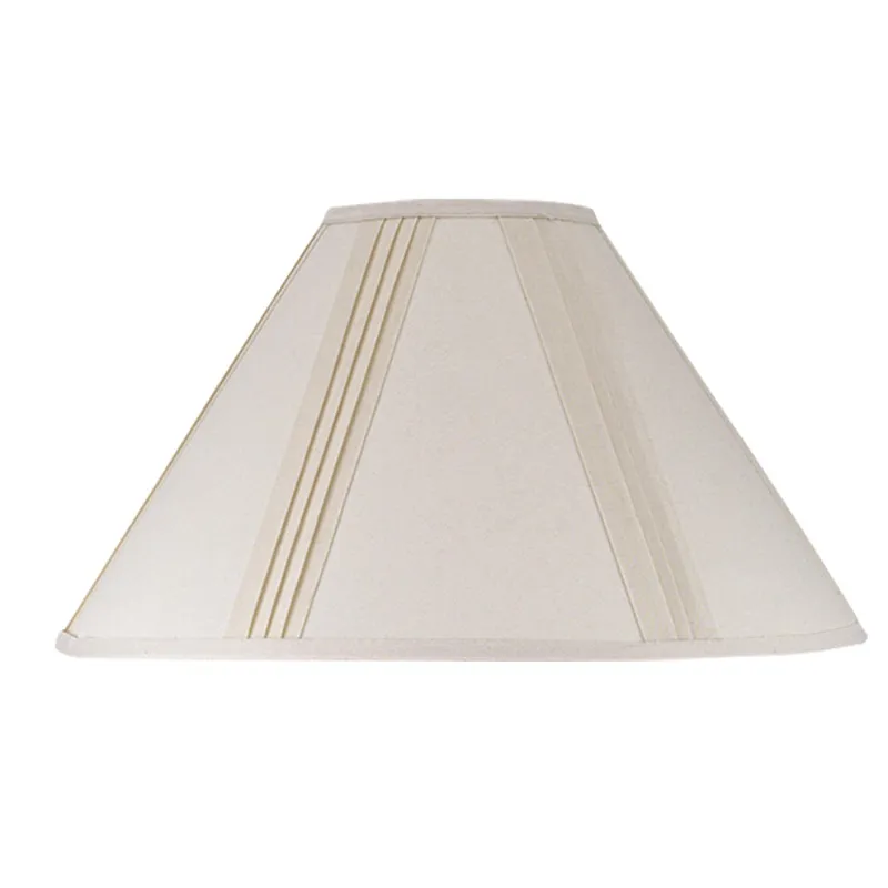 COOLIE Side Pleated Linen Shade 6 X 19 X12