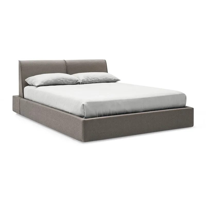 Alameda Upholstered queen bed: removable cover