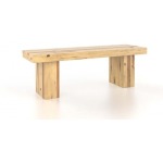 Wooden seat bench