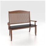 Wooden seat bench