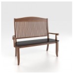 Wooden seat bench