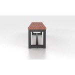 Upholstered seat bench