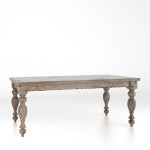 Rectangular thick top table