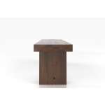 Wooden seat bench