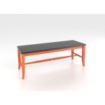 Wooden seat bench