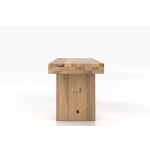 Wooden seat bench