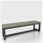 Upholstered seat bench