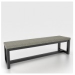 Upholstered seat bench