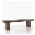 Wooden seat bench