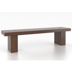 Wooden seat bench