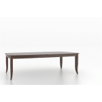 30" Boat Shaped Wood Top Table 4268