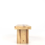 Wooden seat bench