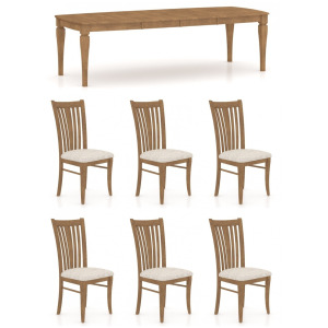 Canadel 7 PC Dining Set