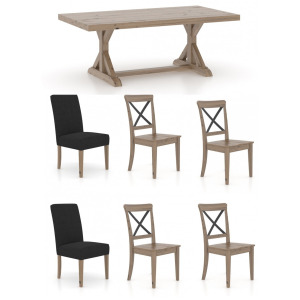 Loft 7 PC Dining Set