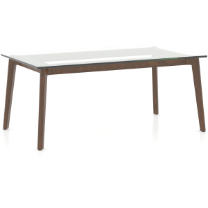 Canadel Rectangular Glass Table